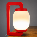 Modern  Table Lamp for Bedroom Living Room Office Desk | Minimalist Nordic Decorative LED Night Light | Premium Contemporary Bedside Lantern Style Table Decor Gift for Home Office Cafe Study Room - Image 4