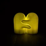 Modern Hug Shape LED Night Lamp | Aesthetic Ambient Table Light for Home Decor