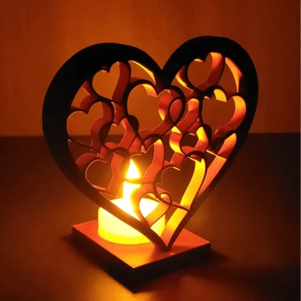Heart Tea Light LED Lamp