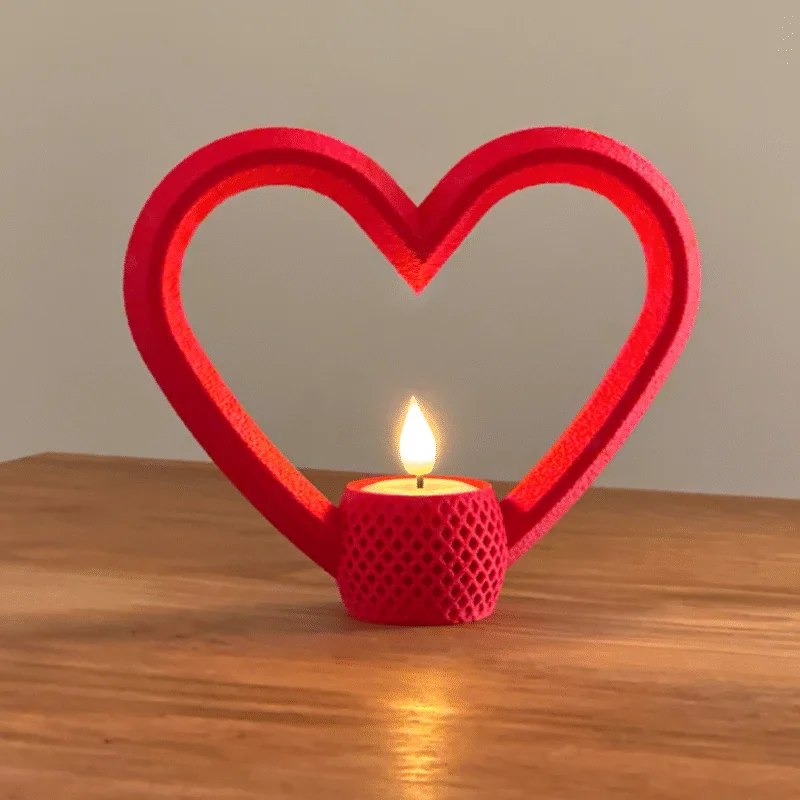 Designer Heart Tea Light Holder | Romantic Home Décor Gift | Valentine, Anniversary & Corporate Gifting