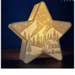 Star Shape LED Night Lamp | Decorative Ambient Light for Home Decor