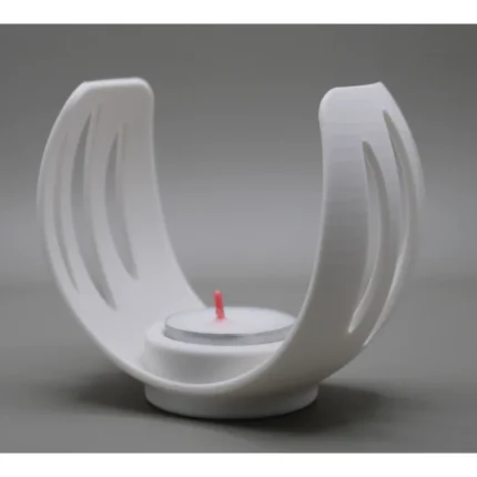 Modern Abstract Tealight Candle Holder | Minimalist Decorative Candle Stand for Home Decor