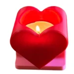 Heart Shape Tealight Candle Holder | Romantic Decorative Candle Stand for Home Decor