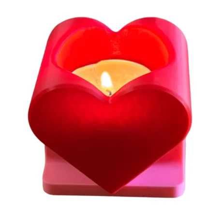Heart Shape Tealight Candle Holder | Romantic Decorative Candle Stand for Home Decor