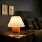 ZELLY Lamp Modern Designer Table Lamp for Bedroom Living Room Bedside Decor Warm White Ambient Light Premium Minimal Night Lamp for Home Office Cafe Gift Item - Image 2