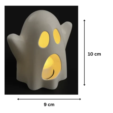Ghost Tealight Candle Holder | Halloween Decorative Candle Stand for Home Decor