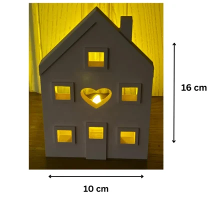 House Shape LED Night Lamp | Decorative Home Ambient Light for Bedroom Decor