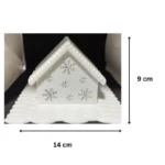 Snowflake House LED Night Lamp | Decorative Winter Ambient Light for Home Decor