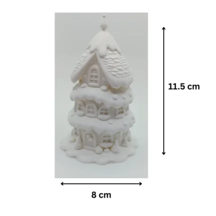 Snow House LED Night Lamp | Decorative Winter Ambient Light for Home Decor