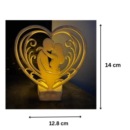Couple Heart LED Night Lamp | Romantic Decorative Ambient Light for Home Decor