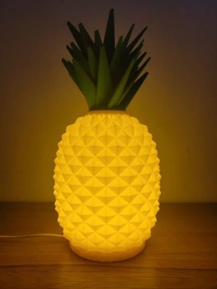 Pineapple Table Lamp for Bedroom & Home Décor | Decorative Fruit Shape Ambient Night Lamp