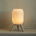 Modern Voronoi LED Table Lamp for Bedroom Decor | Minimalist Ambient Bedside Lamp | Geometric Designer Light for Home & Office