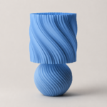 Modern 3D Printed Spiral Table Lamp for Bedroom Living Room Office Decor – Minimalist Wavy Bedside Night Lamp – Contemporary Decorative Desk Light for Home Gifting and Interior Decoration - Image 5
