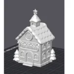 Winter House LED Night Lamp | Decorative Ambient Light for Christmas Home Decor