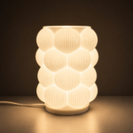 Modern Bubble Table Lamp LED Decorative Night Light for Bedroom Living Room Office Desk 3D Printed Ambient Bedside Lamp Minimalist Home Decor Gift for Adults Kids
