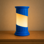Modern  Table Lamp for Bedroom Living Room Office Desk | Minimalist Cylindrical Decorative Night Lamp | Premium Ambient Mood Light for Home Decor Gift Study Table Bedside Lighting - Image 4