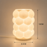 Modern Bubble Table Lamp LED Decorative Night Light for Bedroom Living Room Office Desk 3D Printed Ambient Bedside Lamp Minimalist Home Decor Gift for Adults Kids - Image 2