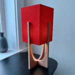 Modern Minimalist Table Lamp for Bedroom Living Room Office Desk Decor Light Decorative Bedside Lamp with Textured Shade and Contemporary Stand Design for Home Office Café Gifting - Image 6