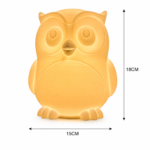 Owl Lamp Warm White LED Night Light for Kids Bedroom Table Decor Cute 3D Printed Owl Mood Lamp for Home Office Study Desk Nursery Room Gift - Image 2