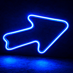 Modern LED Neon Arrow Light for Wall Decor Direction Sign Aesthetic Room Decoration USB Powered Neon Lamp for Home Cafe Studio Gaming Setup Office Bar Party Gift - Image 4