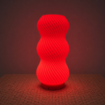Modern Spiral Wave Table Lamp  LED Night Light for Bedroom Living Room Office Desk Decor USB Powered 3D Printed Ambient Mood Lamp Minimalist Home Decoration Gift - Image 5