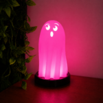 Cute Ghost Shape LED Night Lamp for Bedroom Decor, Halloween Decorative Bedside Lamp, Minimal Modern Ambient Desk Light for Home Office Cafe Gift - Image 6