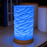 Crumpled Texture Table Lamp for Bedroom Living Room Decor,  Contemporary Desk Lamp, Decorative Mood Lighting for Home Office Cafe Gift - Image 5