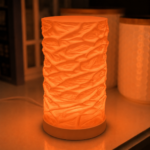 Crumpled Texture Table Lamp for Bedroom Living Room Decor,  Contemporary Desk Lamp, Decorative Mood Lighting for Home Office Cafe Gift - Image 4
