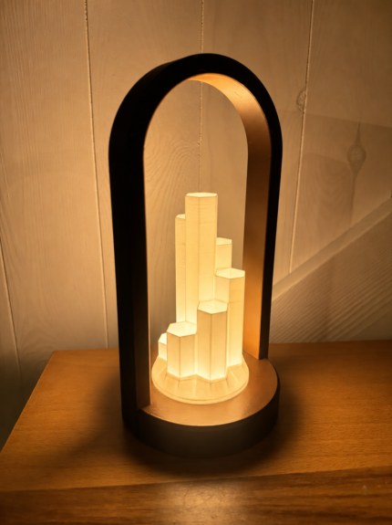 Modern Arch Table Lamp – Decorative Cityscape LED Ambient Lamp for Bedroom & Home Décor