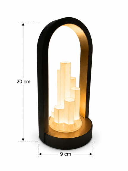 Modern Arch Table Lamp – Decorative Cityscape LED Ambient Lamp for Bedroom & Home Décor