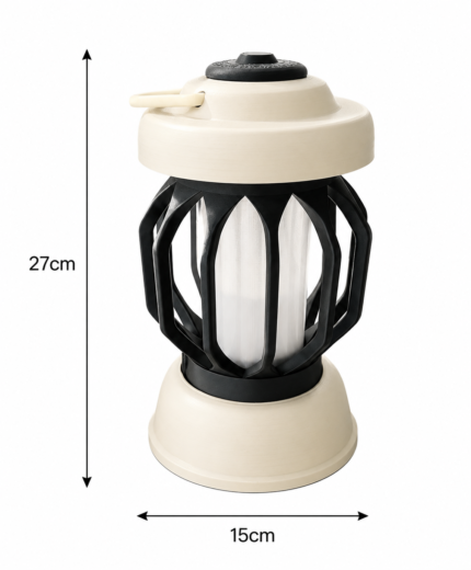 Modern Camping Lantern Lamp – 3D Printed Decorative LED Lantern for Home, Outdoor & Table Décor