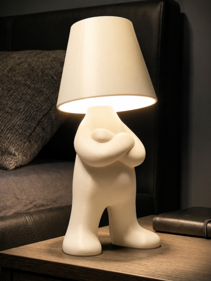 Modern Human Shape Table Lamp – Decorative LED Bedside Lamp for Bedroom, Living Room & Home Décor