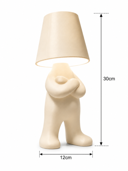 Modern Human Shape Table Lamp – Decorative LED Bedside Lamp for Bedroom, Living Room & Home Décor
