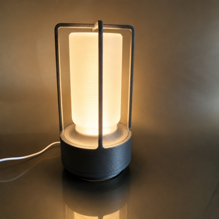 Modern Minimalist LED Table Lamp for Bedroom Decor | Contemporary Bedside Lamp | Ambient Desk Light for Home & Office