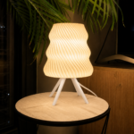 Modern Wave Table Lamp – Designer Bedside Night Light for Home & Office