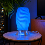 Modern Spiral Table Lamp – Designer Bedside Light for Bedroom & Home Décor