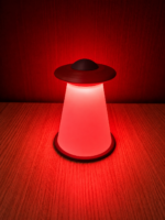 Modern UFO Table Lamp – Futuristic Bedside Night Light for Home Décor