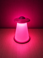 Modern UFO Table Lamp – Futuristic Bedside Night Light for Home Décor