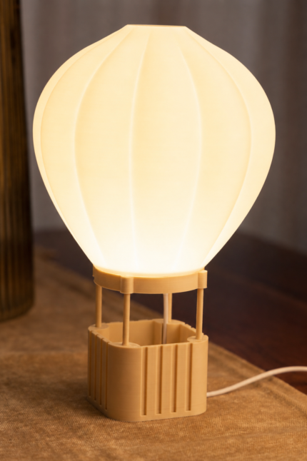 Modern Hot Air Balloon Table Lamp – Decorative Bedside Night Light for Home Décor