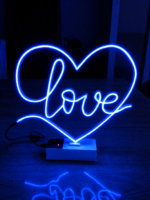 Love Heart LED Neon Light | Love Neon Sign Lamp for Bedroom Romantic Room Decor