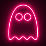Ghost LED Neon Wall Light | Cute Halloween Ghost Neon Sign for Room Decor
