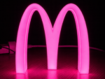 M Shape LED Neon Wall Light | Alphabet M Neon Sign for Room Decor & Gaming Setup