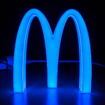 M Shape LED Neon Wall Light | Alphabet M Neon Sign for Room Decor & Gaming Setup