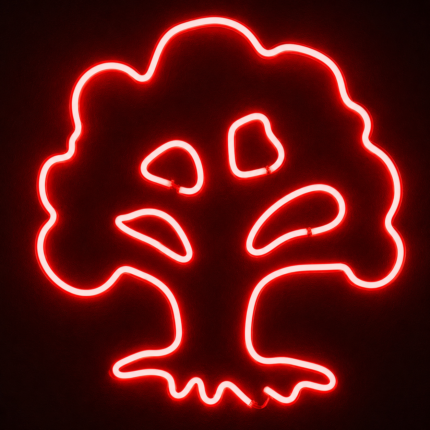 Modern LED Neon Tree Wall Light | Creative Tree Shape Neon Sign for Room Decor, Cafe, Bedroom & Office