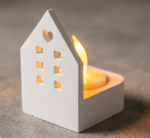 House Tealight Candle Holder | Minimalist Decorative Candle Stand for Home Decor