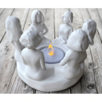 Women Circle Candle Holder | Decorative Sisterhood Tealight Stand for Home Decor