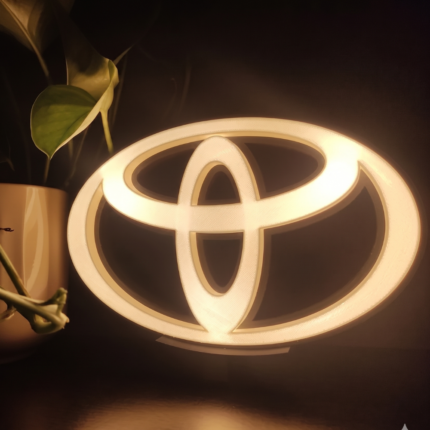 Toyota Logo Neon Light – Automotive LED Wall Décor for Garage & Gaming Setup