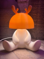 Cute Deer Table Lamp for Kids Bedroom | Cartoon Animal Night Lamp | Decorative Bedside Lamp for Nursery Room Home Decor