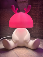 Cute Deer Table Lamp for Kids Bedroom | Cartoon Animal Night Lamp | Decorative Bedside Lamp for Nursery Room Home Decor
