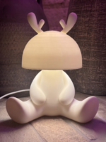 Cute Deer Table Lamp for Kids Bedroom | Cartoon Animal Night Lamp | Decorative Bedside Lamp for Nursery Room Home Decor
